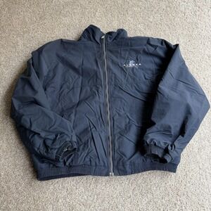 Gear For Sports Jacket Mens XL Blue Fleece Lined Full Zip Windbreaker Alaska